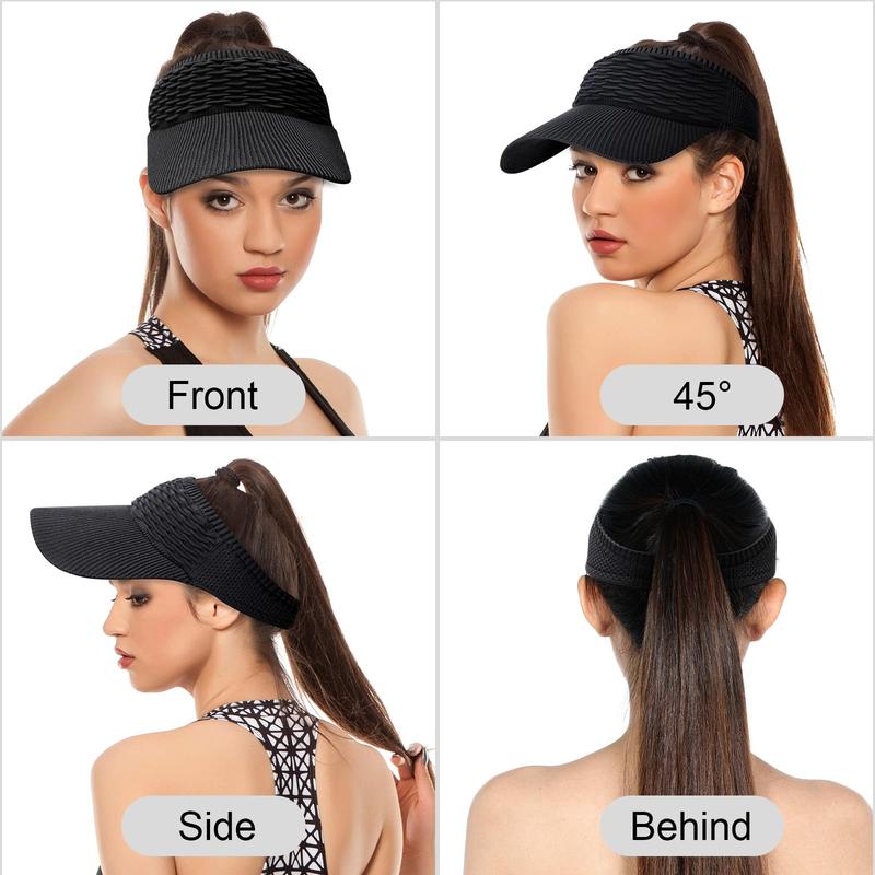 Ponytail Sun Visor Hat